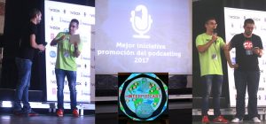 Entrega del premio a la mejor iniciativa de promoción del podcasting 2017