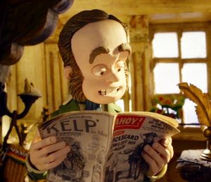 Charles Darwin en su momento de ocio. Pulsar para agrandar.