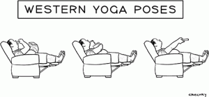 Posiciones de Yoga en Occidente