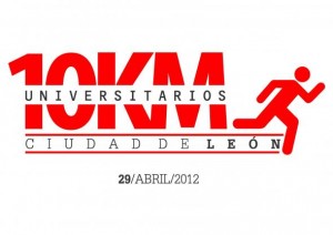 Logo de los 10 kilómetros universitarios de León 2013