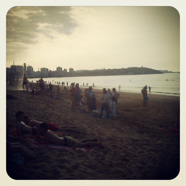 Fin de la jornada #Gijón #playa
