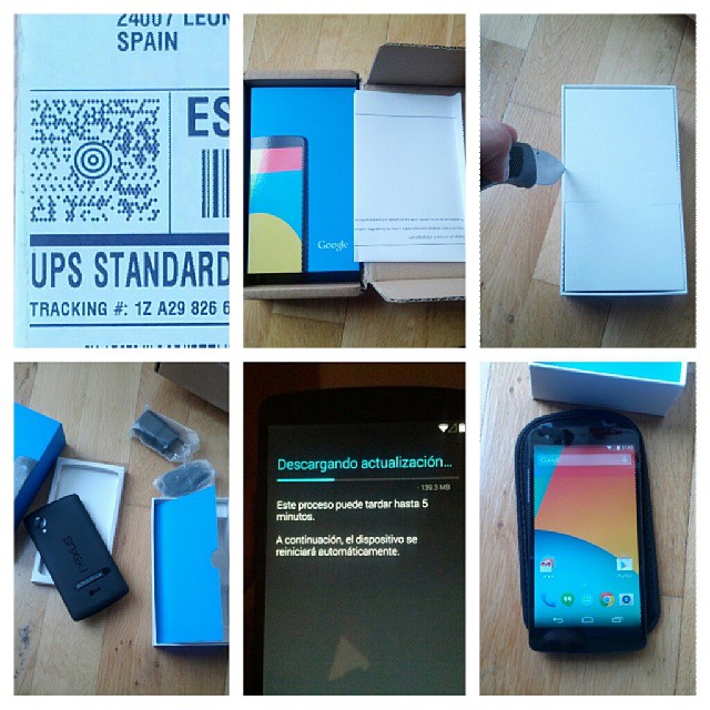 Unboxing del Nexus 5