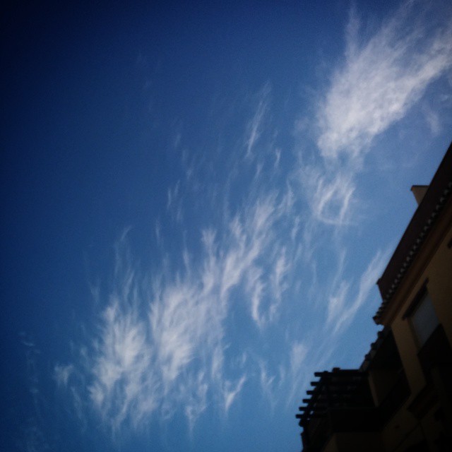 Clouds or flames? #sky #Granada