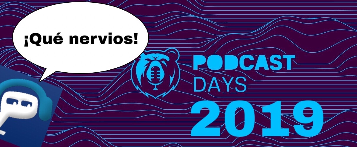 Logo de Podcast Days con p de lapodcastfera.net diciendo